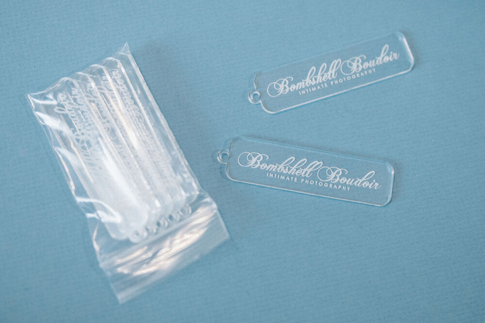 Acrylic Product Tags - Rectangle