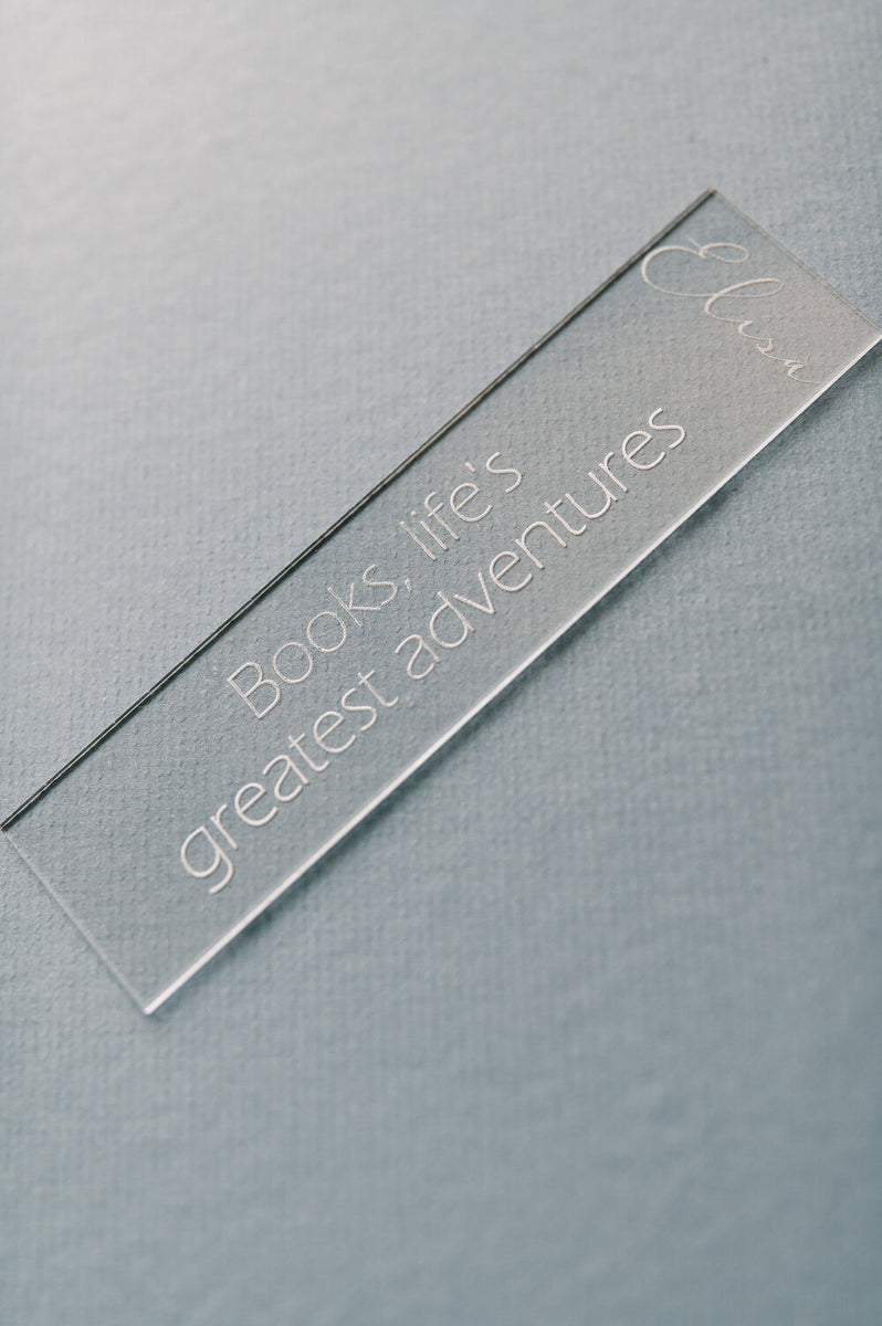 Custom Acrylic Bookmark