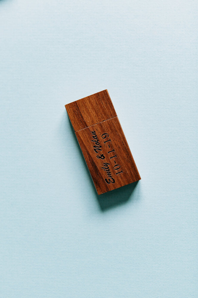 Engraved Wooden Flash Drives