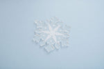 10 Pack Acrylic Engraved Center Snowflake Ornament