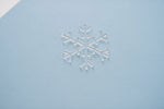 10 Pack Acrylic Traditional Thin Snowflake Ornament