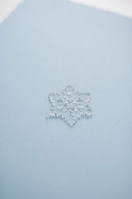 10 Pack Acrylic Winter Joy Snowflake Ornament