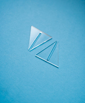 Small Triangle Acrylic Stands - Qty. 10