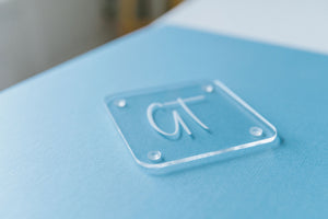 Initials Engraved Acrylic Coasters