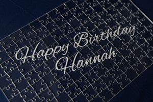 Clear Acrylic Happy Birthday Puzzles