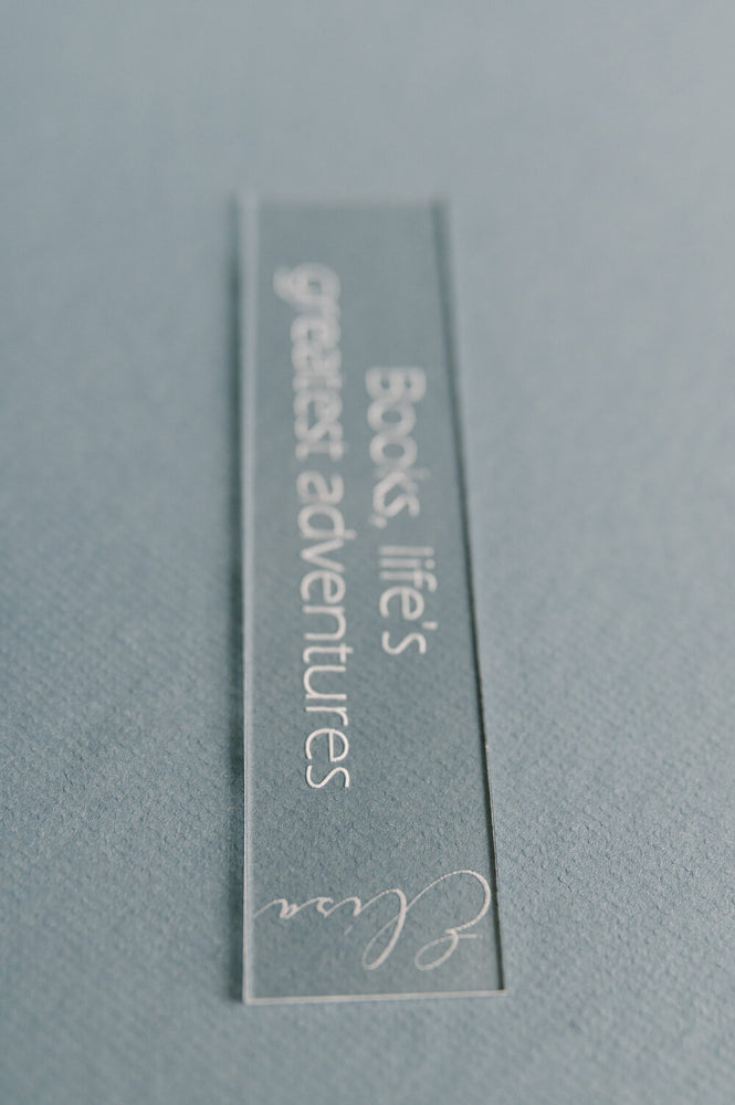 Engraved Bookmark with Custom Message