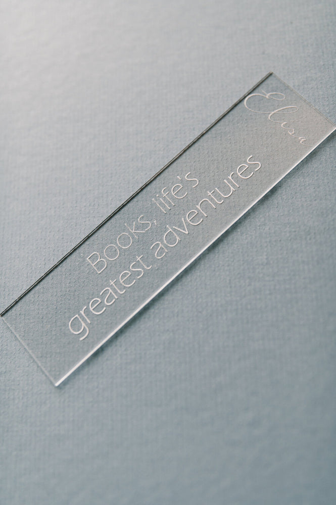 Engraved Bookmark with Custom Message