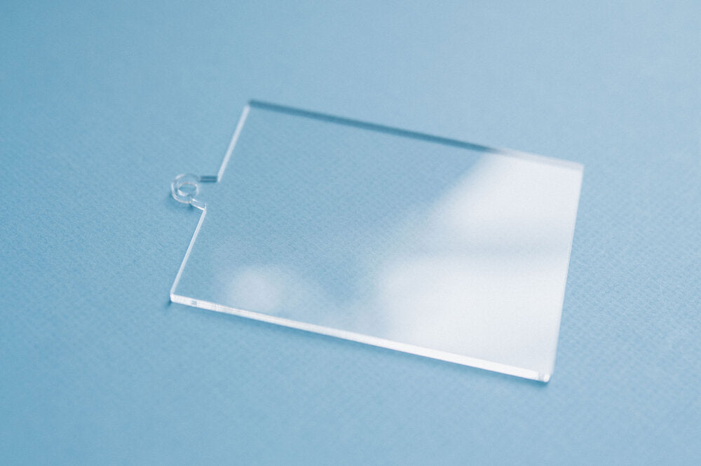 10 Pack Rectangle Acrylic Ornament Blanks